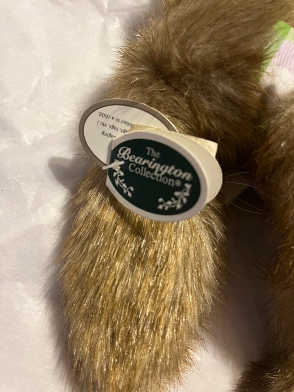 Bearington Collection Coco Brown Rabbit - Picture 5 of 6